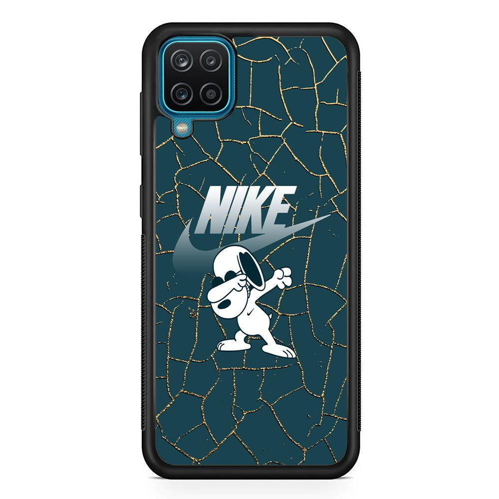 Nike and Snoopy Snoop Dab Samsung Galaxy A12 Case-Oxvistore