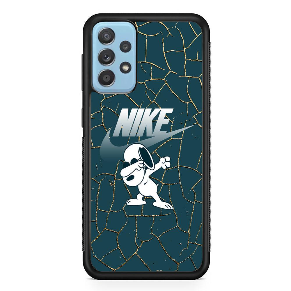 Nike and Snoopy Snoop Dab Samsung Galaxy A52 Case-Oxvistore