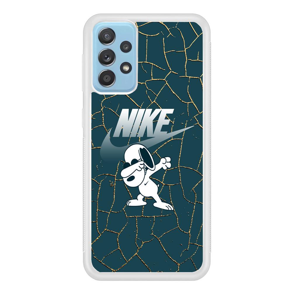 Nike and Snoopy Snoop Dab Samsung Galaxy A52 Case-Oxvistore