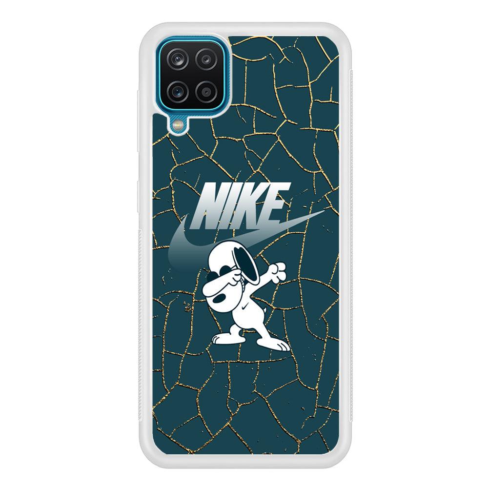 Nike and Snoopy Snoop Dab Samsung Galaxy A12 Case-Oxvistore