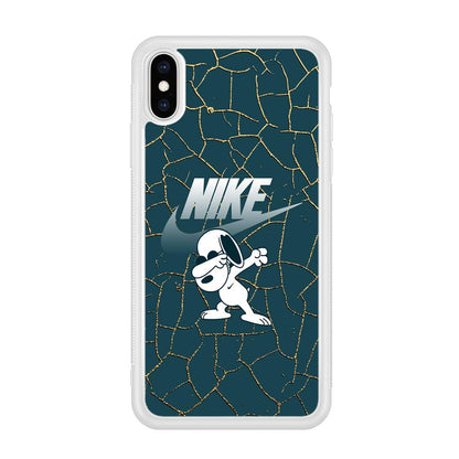 Nike and Snoopy Snoop Dab iPhone X Case-Oxvistore