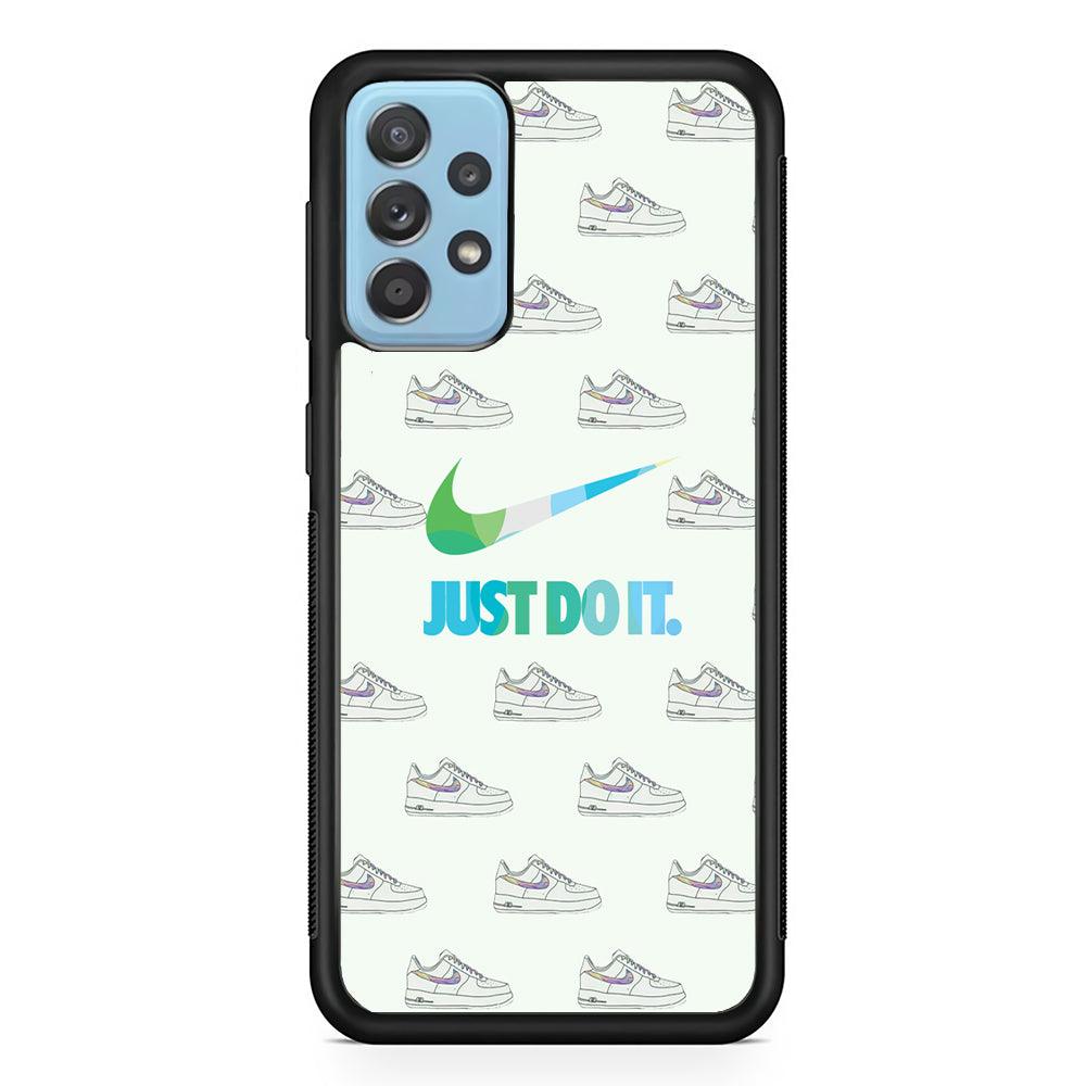 Nike logo in Shoes Collage Samsung Galaxy A52 Case-Oxvistore