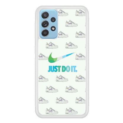 Nike logo in Shoes Collage Samsung Galaxy A52 Case-Oxvistore