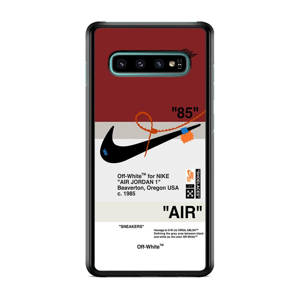 Nike x Air Jordan Off White Template Samsung Galaxy S10 Plus Case-Oxvistore