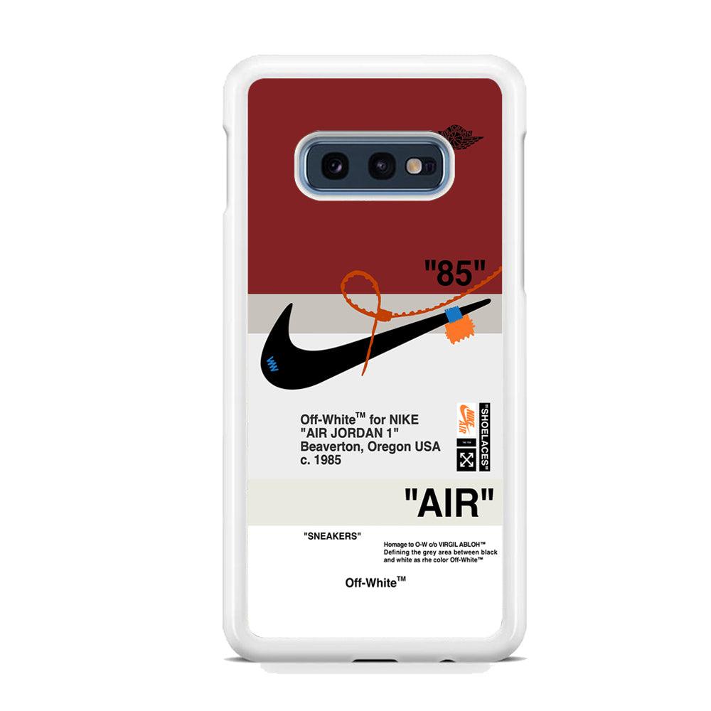 Nike x Air Jordan Off White Template Samsung Galaxy S10E Case-Oxvistore