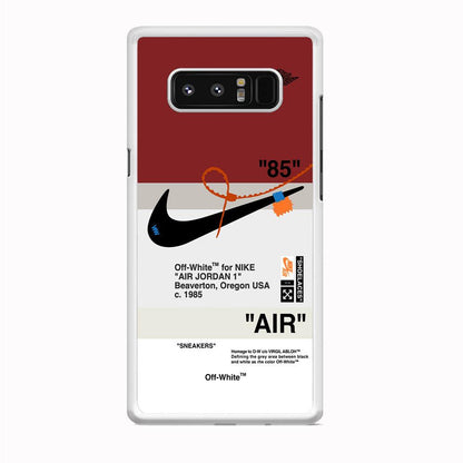 Nike x Air Jordan Off White Template Samsung Galaxy Note 8 Case-Oxvistore