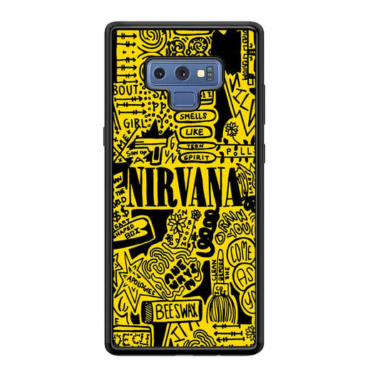 Nirvana Doodle Art Samsung Galaxy Note 9 Case-Oxvistore