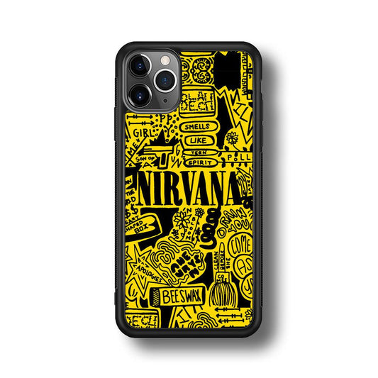 Nirvana Doodle Art iPhone 11 Pro Case-Oxvistore