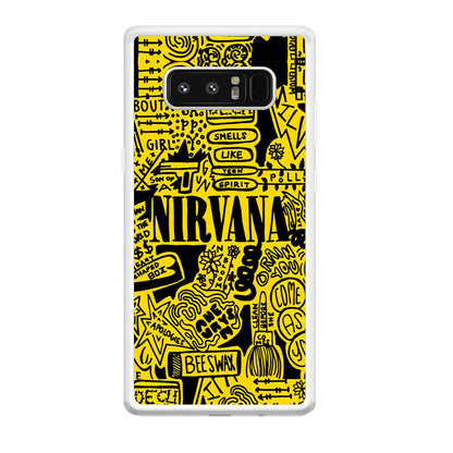 Nirvana Doodle Art Samsung Galaxy Note 8 Case-Oxvistore