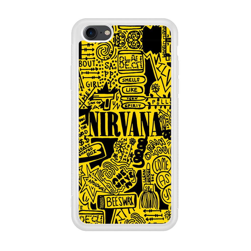 Nirvana Doodle Art iPhone 8 Case-Oxvistore