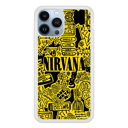 Nirvana Doodle Art iPhone 14 Pro Max Case-Oxvistore