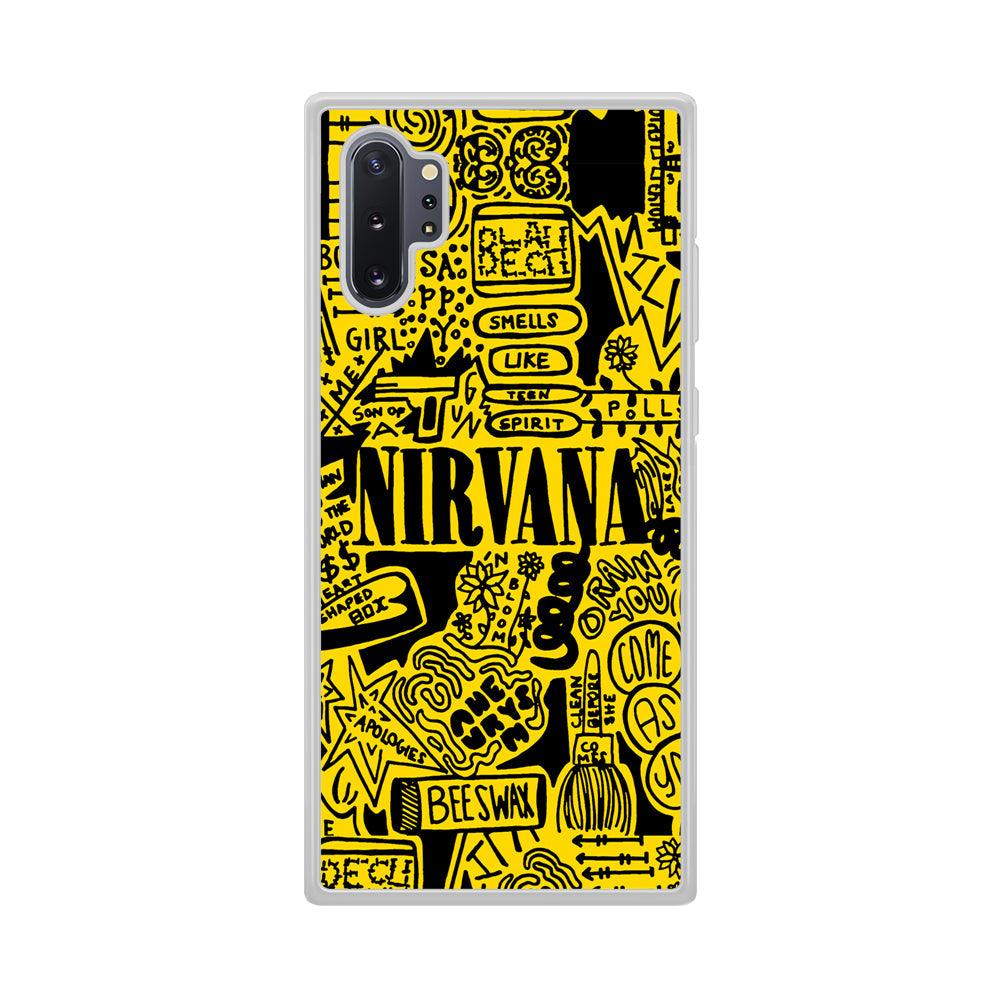 Nirvana Doodle Art Samsung Galaxy Note 10 Plus Case-Oxvistore