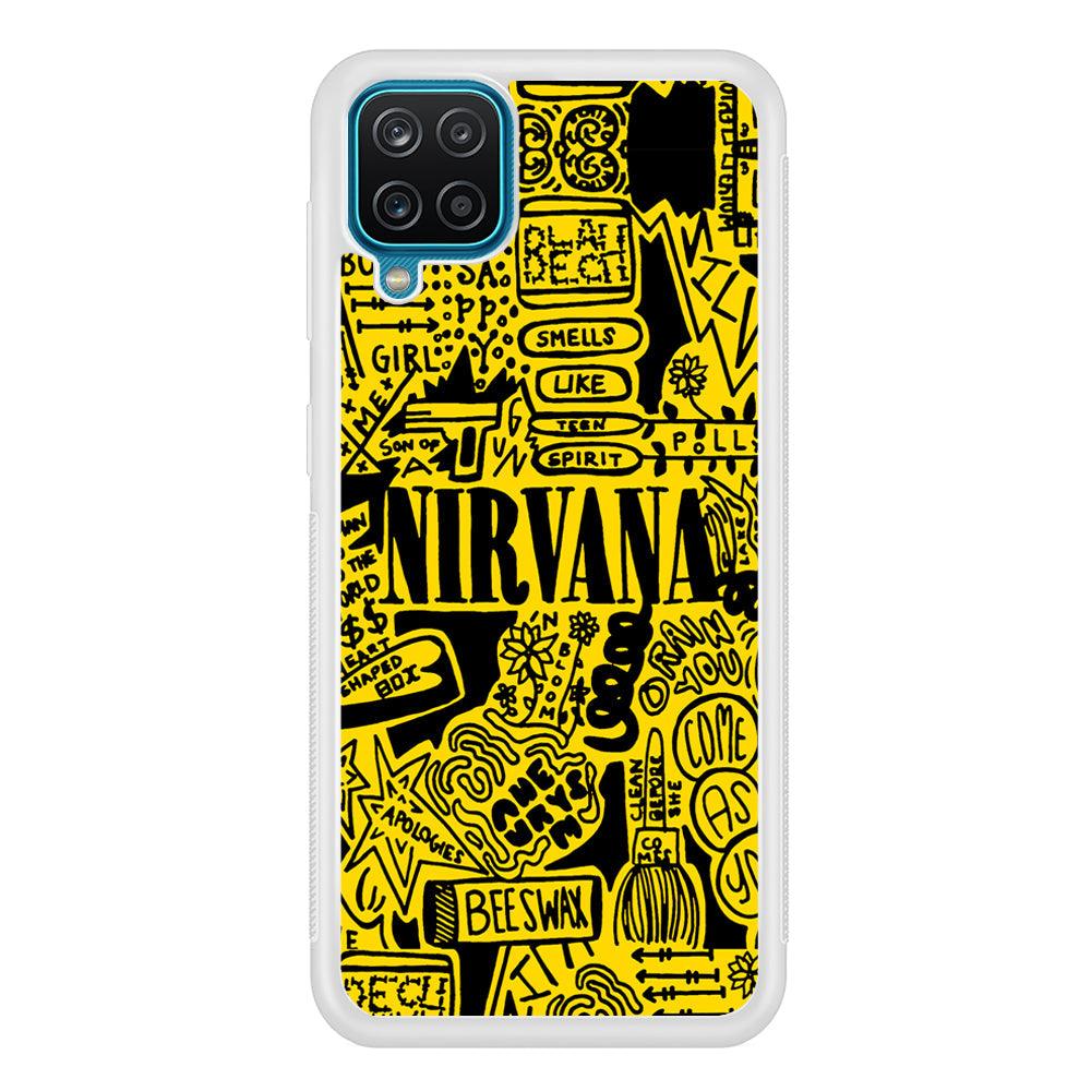 Nirvana Doodle Art Samsung Galaxy A12 Case-Oxvistore