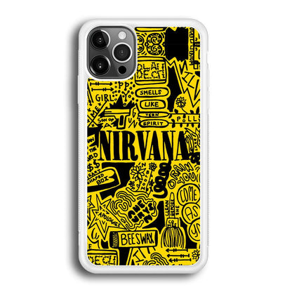 Nirvana Doodle Art iPhone 12 Pro Case-Oxvistore