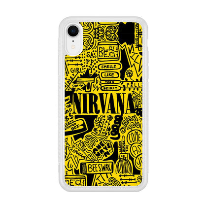 Nirvana Doodle Art iPhone XR Case-Oxvistore