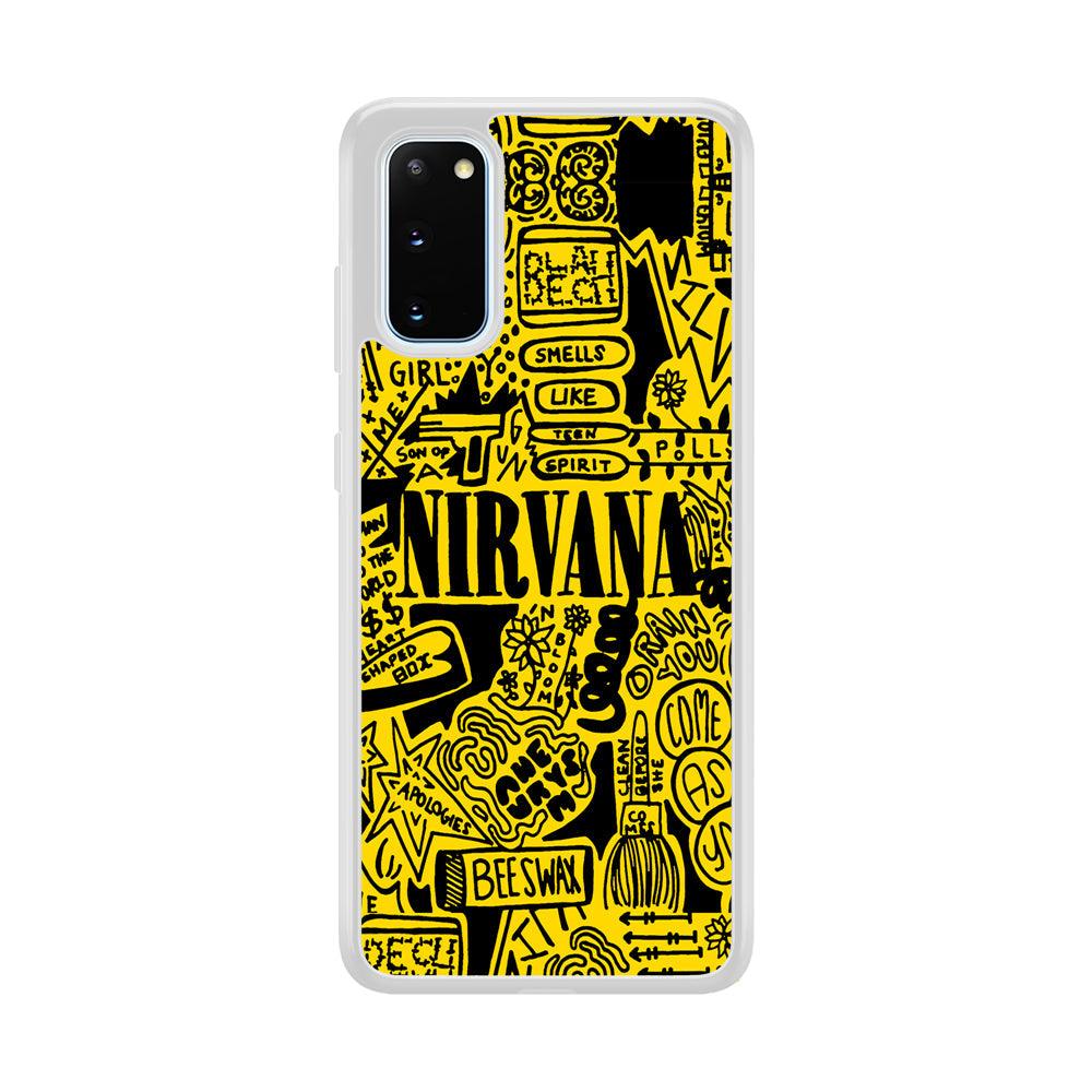 Nirvana Doodle Art Samsung Galaxy S20 Case-Oxvistore