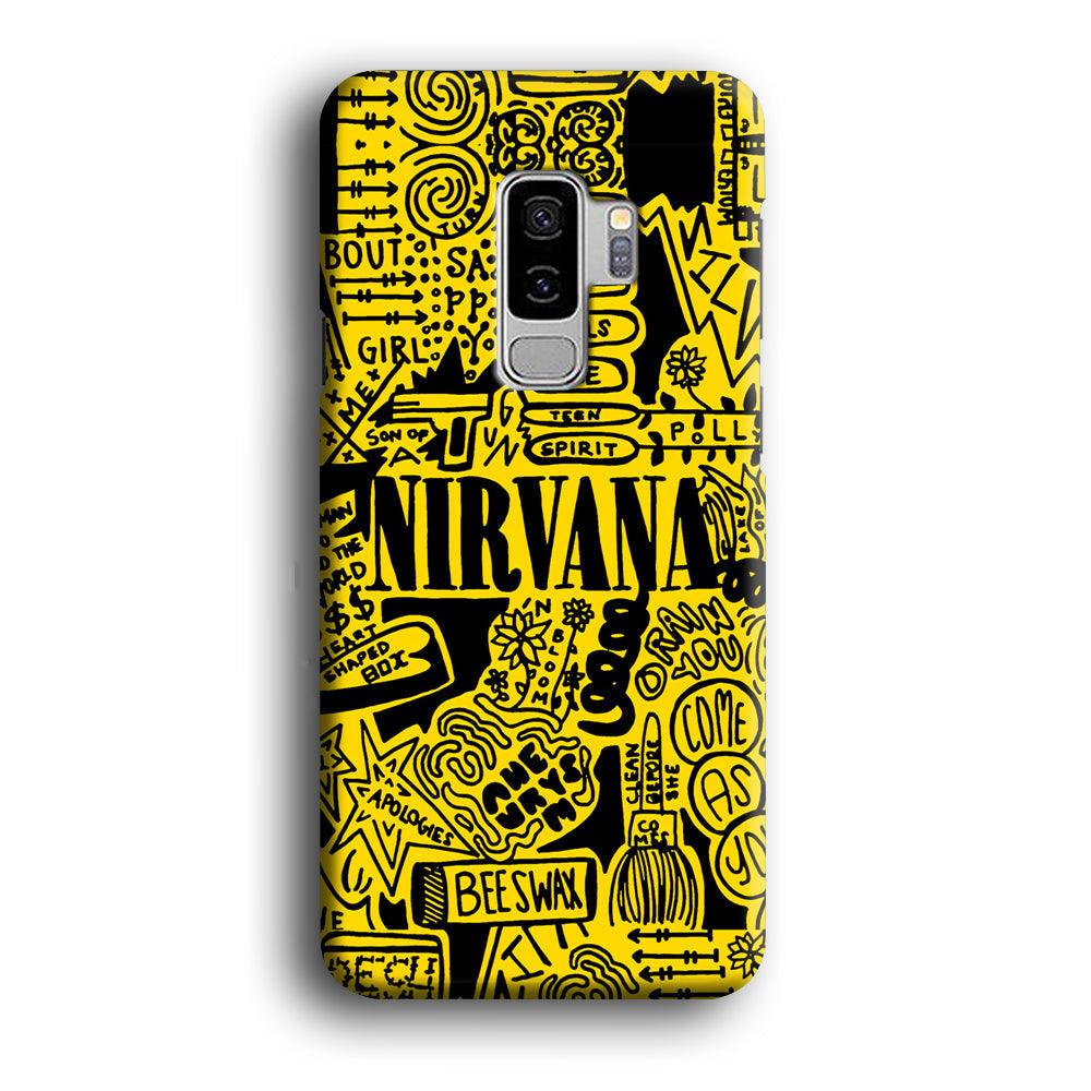 Nirvana Doodle Art Samsung Galaxy S9 Plus Case-Oxvistore