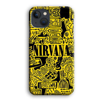 Nirvana Doodle Art iPhone 13 Case-Oxvistore