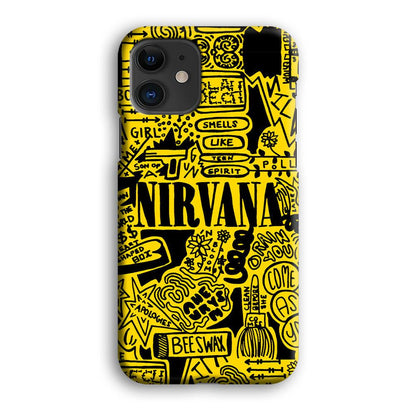 Nirvana Doodle Art iPhone 12 Case-Oxvistore