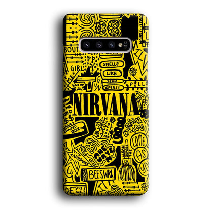 Nirvana Doodle Art Samsung Galaxy S10 Plus Case-Oxvistore