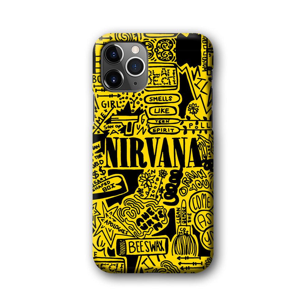 Nirvana Doodle Art iPhone 11 Pro Case-Oxvistore