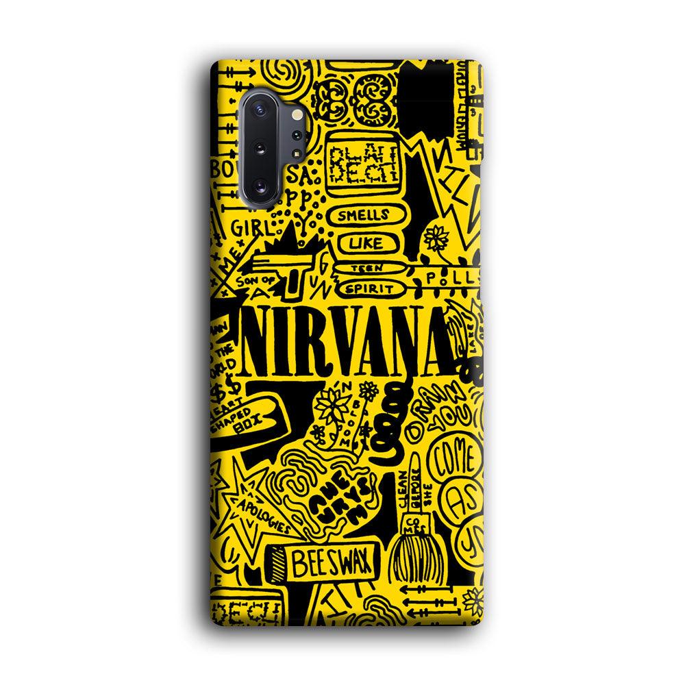 Nirvana Doodle Art Samsung Galaxy Note 10 Plus Case-Oxvistore