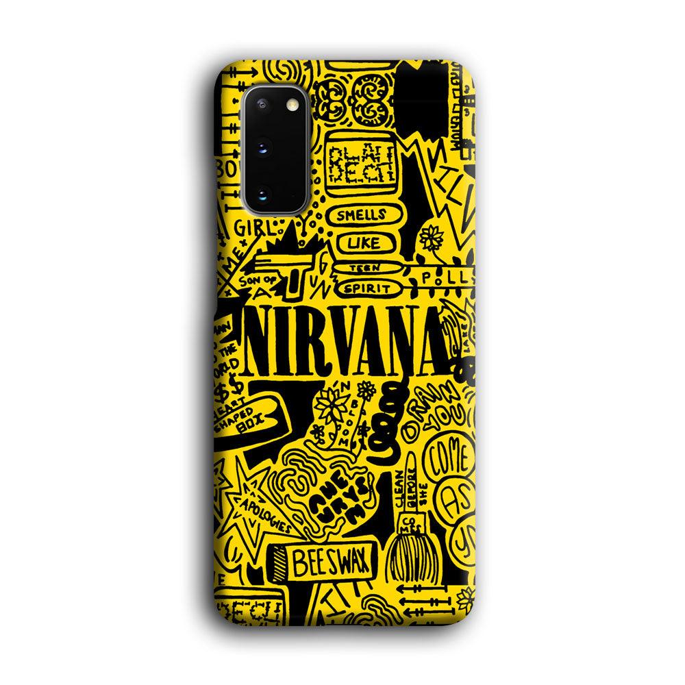 Nirvana Doodle Art Samsung Galaxy S20 Case-Oxvistore