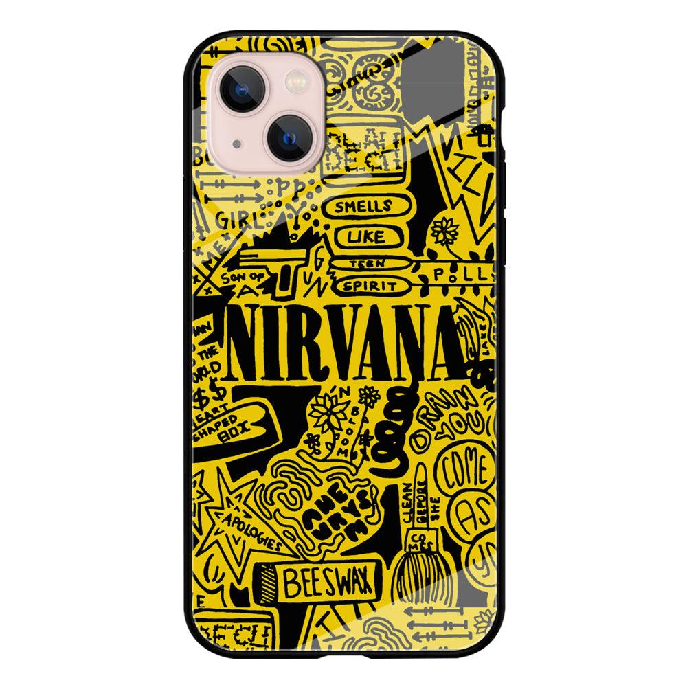 Nirvana Doodle Art iPhone 13 Case-Oxvistore