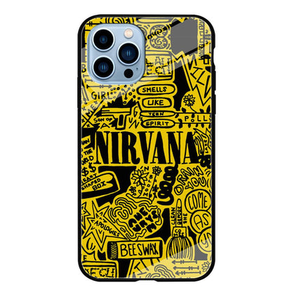 Nirvana Doodle Art iPhone 14 Pro Max Case-Oxvistore