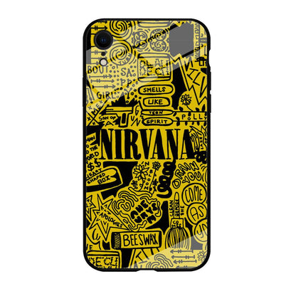 Nirvana Doodle Art iPhone XR Case-Oxvistore