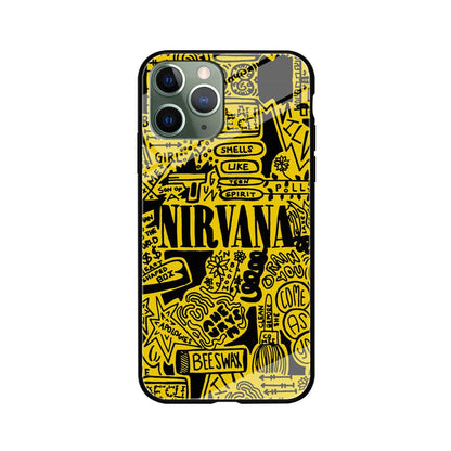 Nirvana Doodle Art iPhone 11 Pro Case-Oxvistore