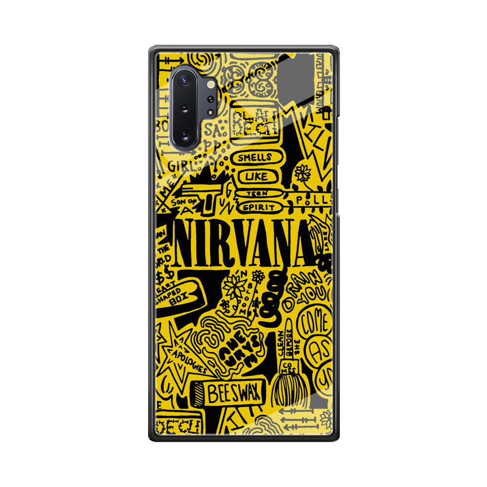 Nirvana Doodle Art Samsung Galaxy Note 10 Plus Case-Oxvistore