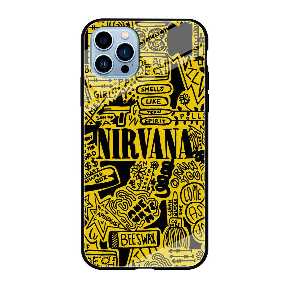 Nirvana Doodle Art iPhone 12 Pro Case-Oxvistore