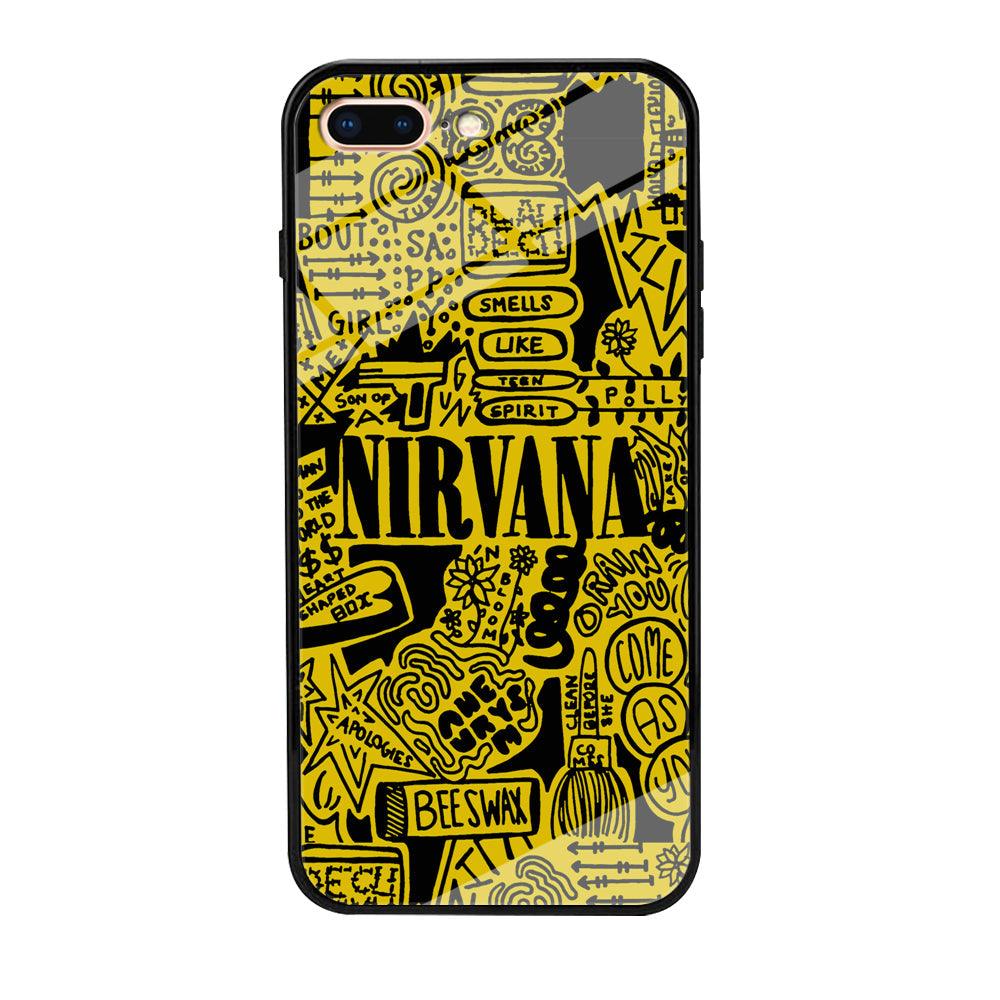 Nirvana Doodle Art iPhone 8 Plus Case-Oxvistore