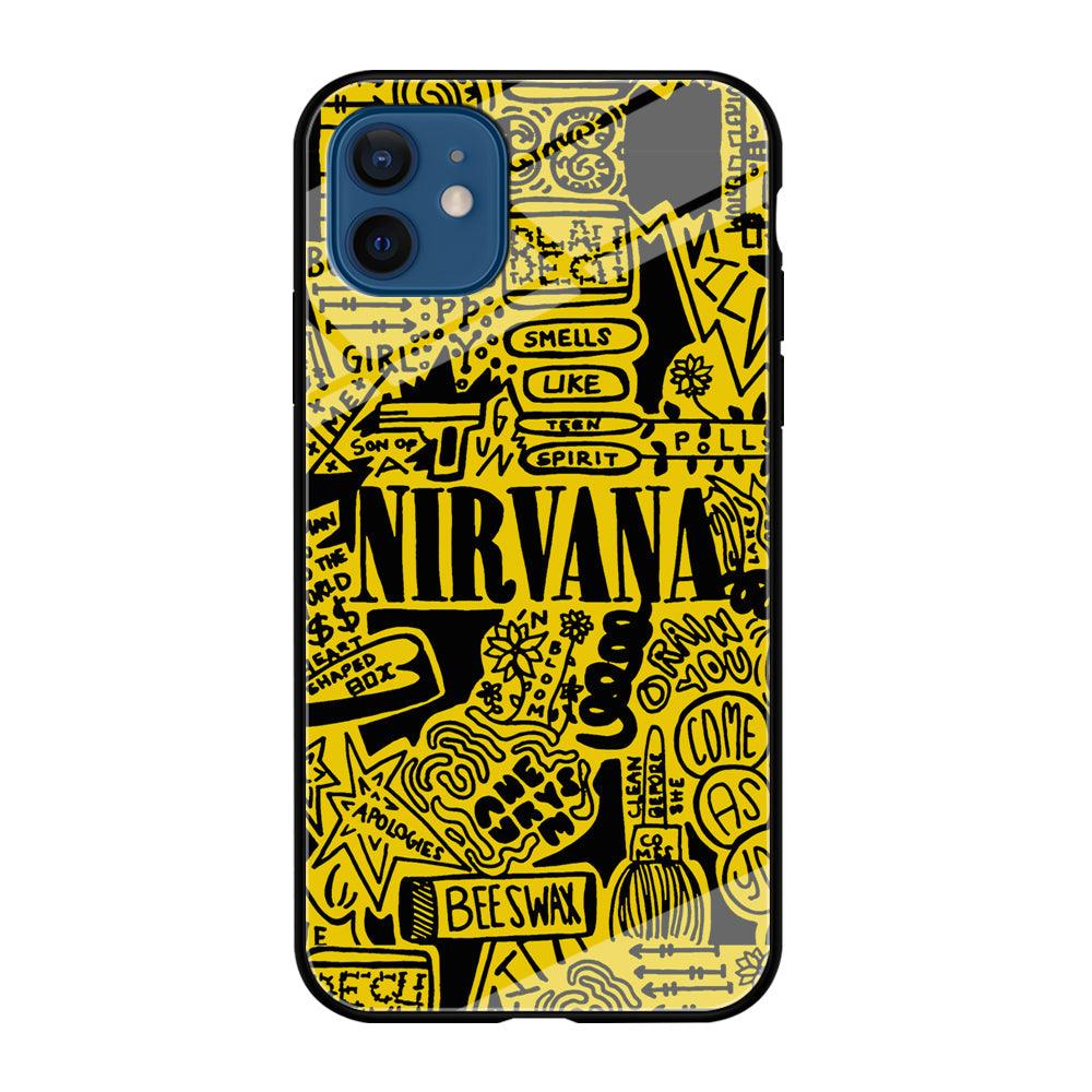 Nirvana Doodle Art iPhone 12 Case-Oxvistore