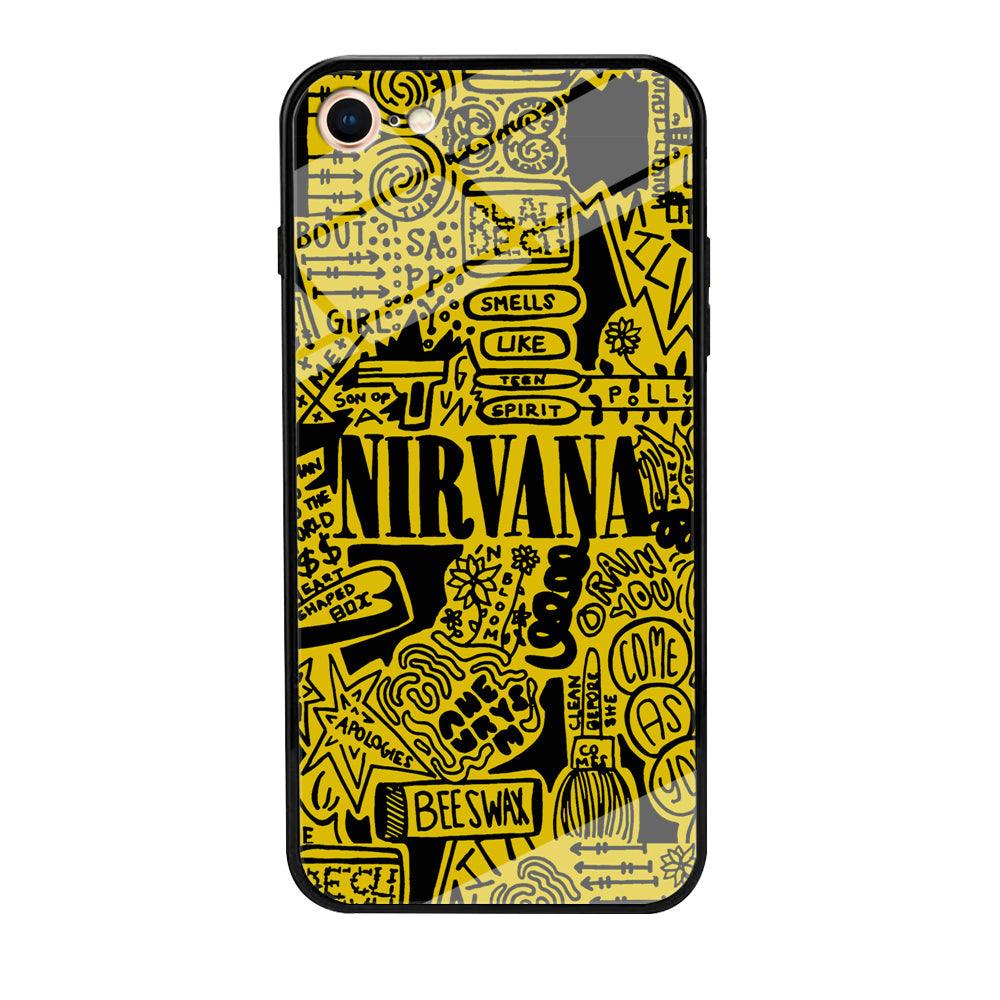 Nirvana Doodle Art iPhone 8 Case-Oxvistore