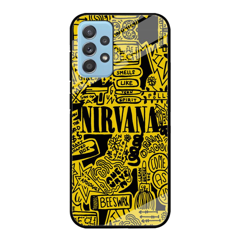 Nirvana Doodle Art Samsung Galaxy A52 Case-Oxvistore