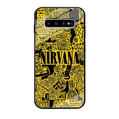 Nirvana Doodle Art Samsung Galaxy S10 Plus Case-Oxvistore