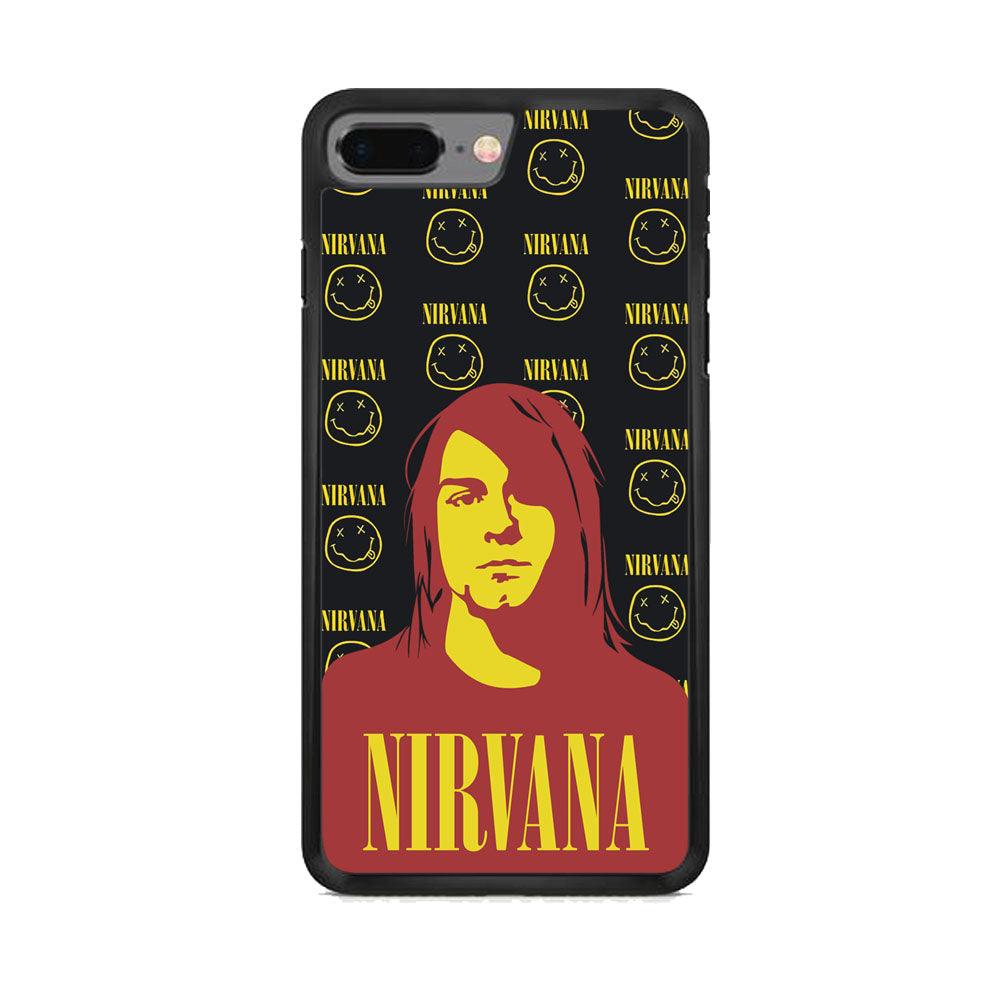 Nirvana Kurt Cobain Silhouettes iPhone 7 Plus Case-Oxvistore