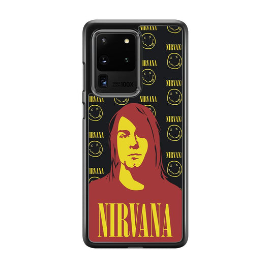 Nirvana Kurt Cobain Silhouettes Samsung Galaxy S20 Ultra Case-Oxvistore