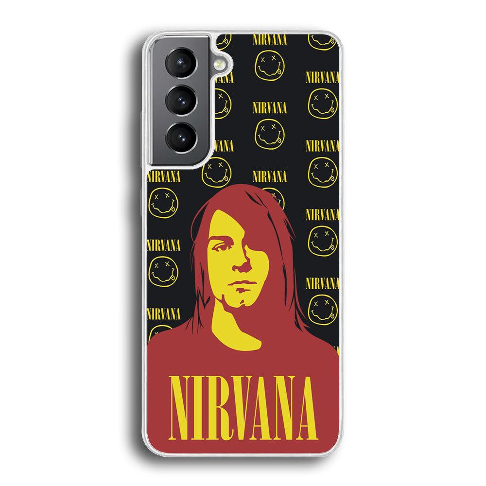 Nirvana Kurt Cobain Silhouettes Samsung Galaxy S21 Case-Oxvistore