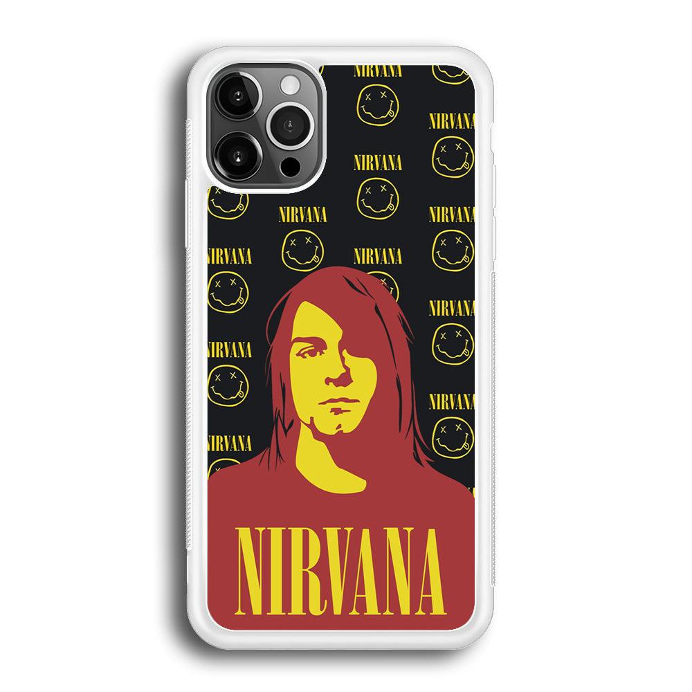 Nirvana Kurt Cobain Silhouettes iPhone 12 Pro Case-Oxvistore