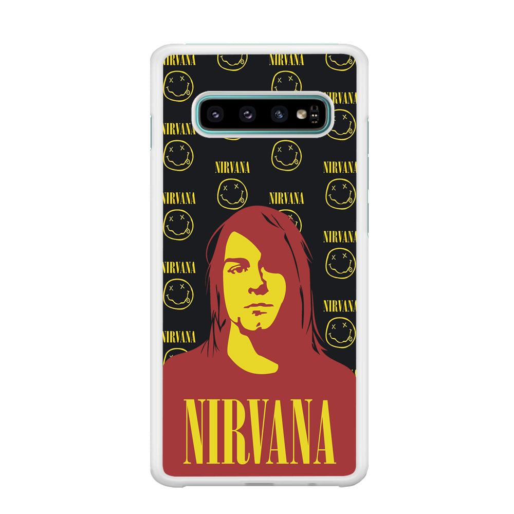 Nirvana Kurt Cobain Silhouettes Samsung Galaxy S10 Plus Case-Oxvistore