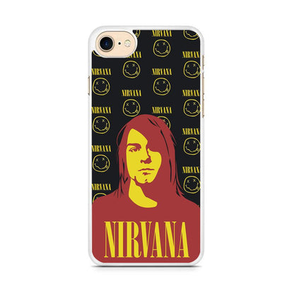 Nirvana Kurt Cobain Silhouettes iPhone 8 Case-Oxvistore