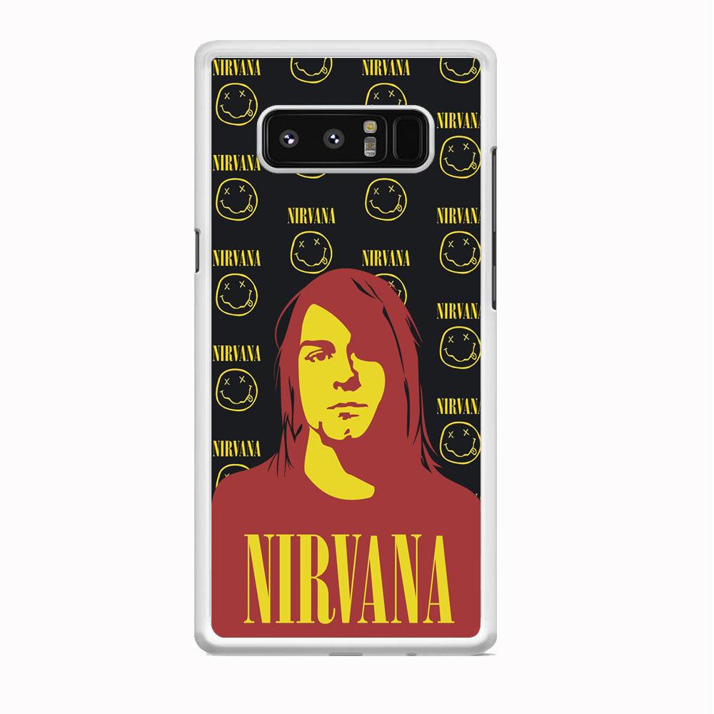 Nirvana Kurt Cobain Silhouettes Samsung Galaxy Note 8 Case-Oxvistore