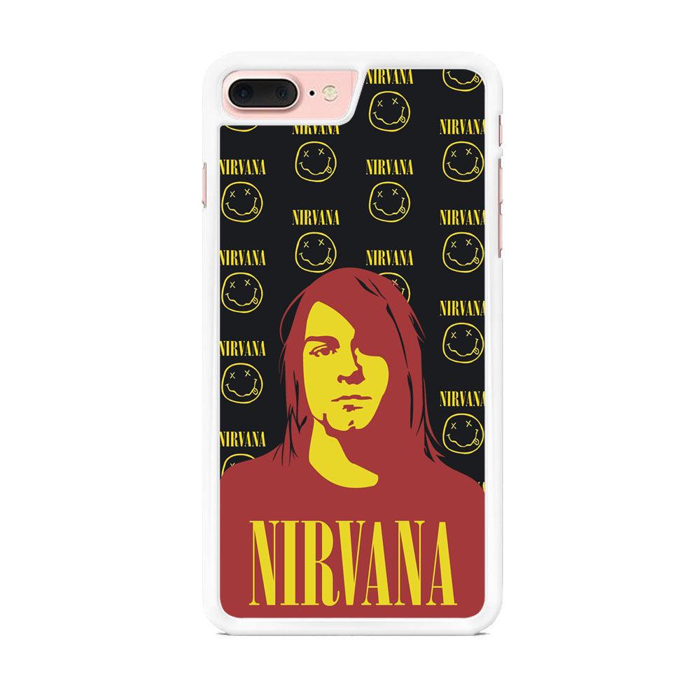 Nirvana Kurt Cobain Silhouettes iPhone 7 Plus Case-Oxvistore