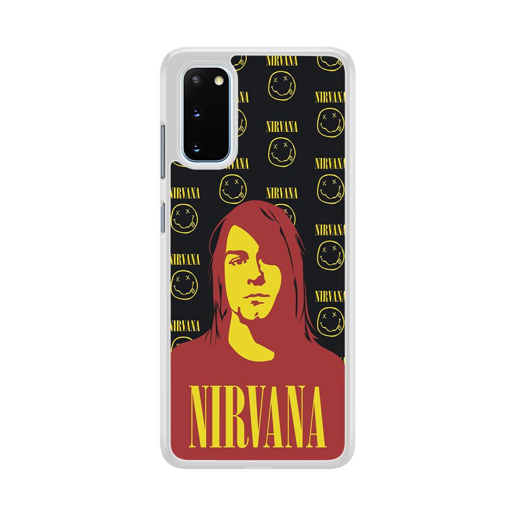 Nirvana Kurt Cobain Silhouettes Samsung Galaxy S20 Case-Oxvistore