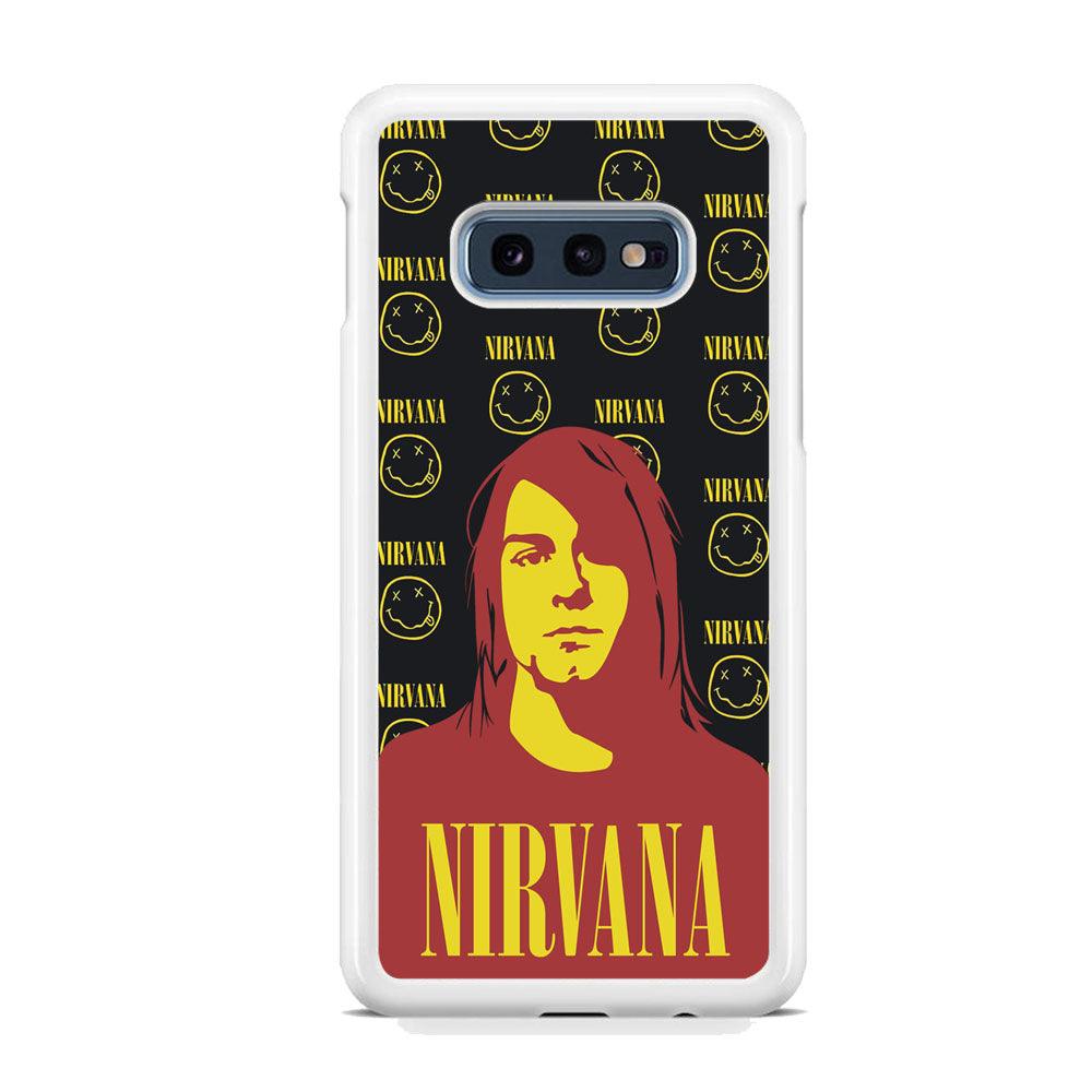 Nirvana Kurt Cobain Silhouettes Samsung Galaxy S10E Case-Oxvistore