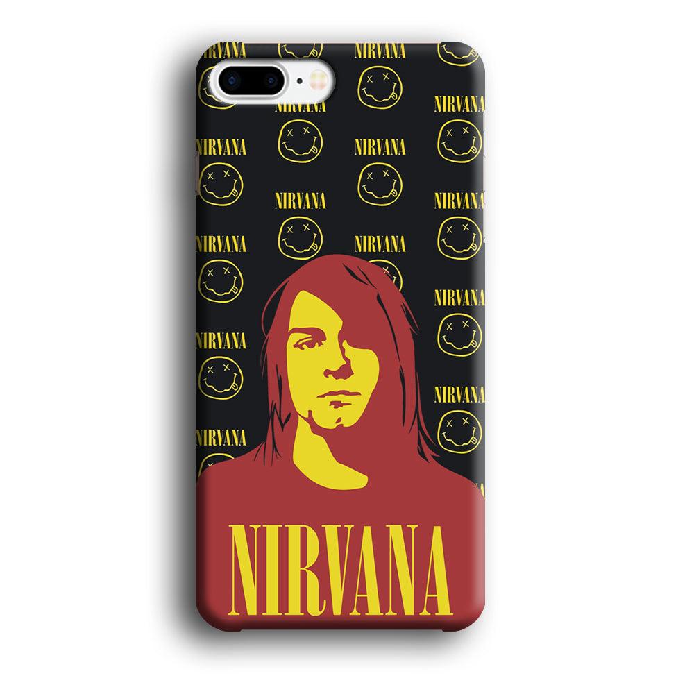 Nirvana Kurt Cobain Silhouettes iPhone 7 Plus Case-Oxvistore