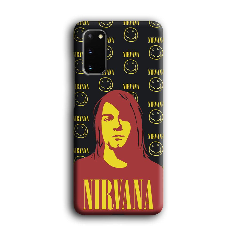 Nirvana Kurt Cobain Silhouettes Samsung Galaxy S20 Case-Oxvistore